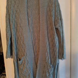 Lauren Conrad Size Medium Long Open Cardigan